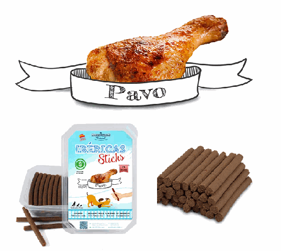 MEDITERRANEAN IBERICAS STICKS PAVO 800g..DESCATALOGADO