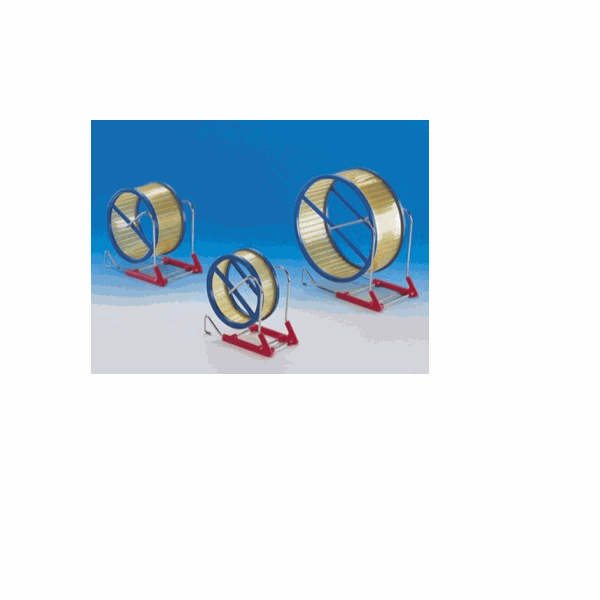 D.Hamster rueda metal/plástico 15 cm