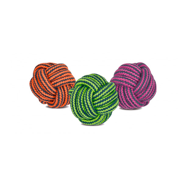 N.CUERDA DENTAL PELOTA BICOLOR 9CM.