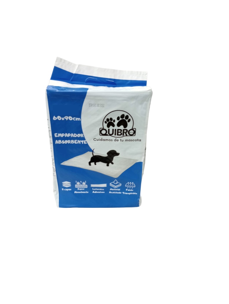 QUIBRO EMPAPADOR 60X90 40pz QBE002/1