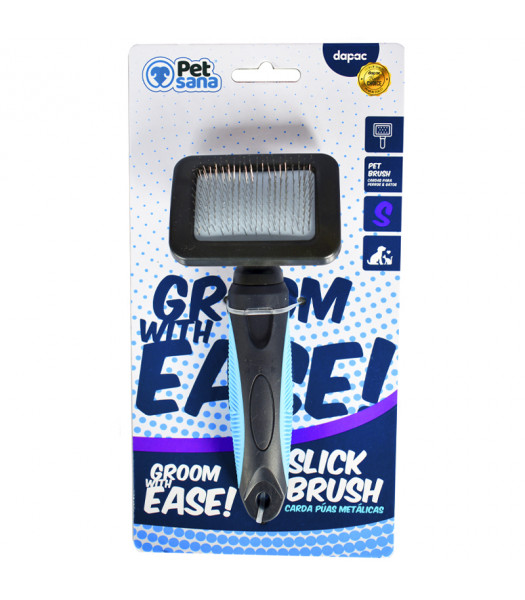 Petsana Carda con puas metalicas 7X16cm PETS4215