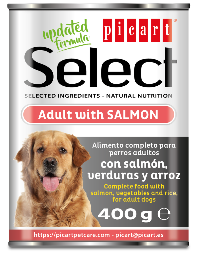 Select Humedo Adult Salmon 400gr.