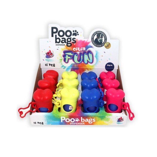 POO BAGS PORTA BOLSAS COLOR fun