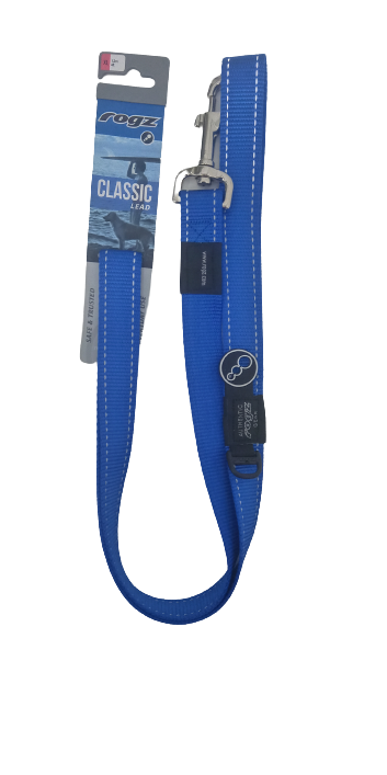ROGZ CORREA CLASSIC AZUL XXL 0,5m HL19-B