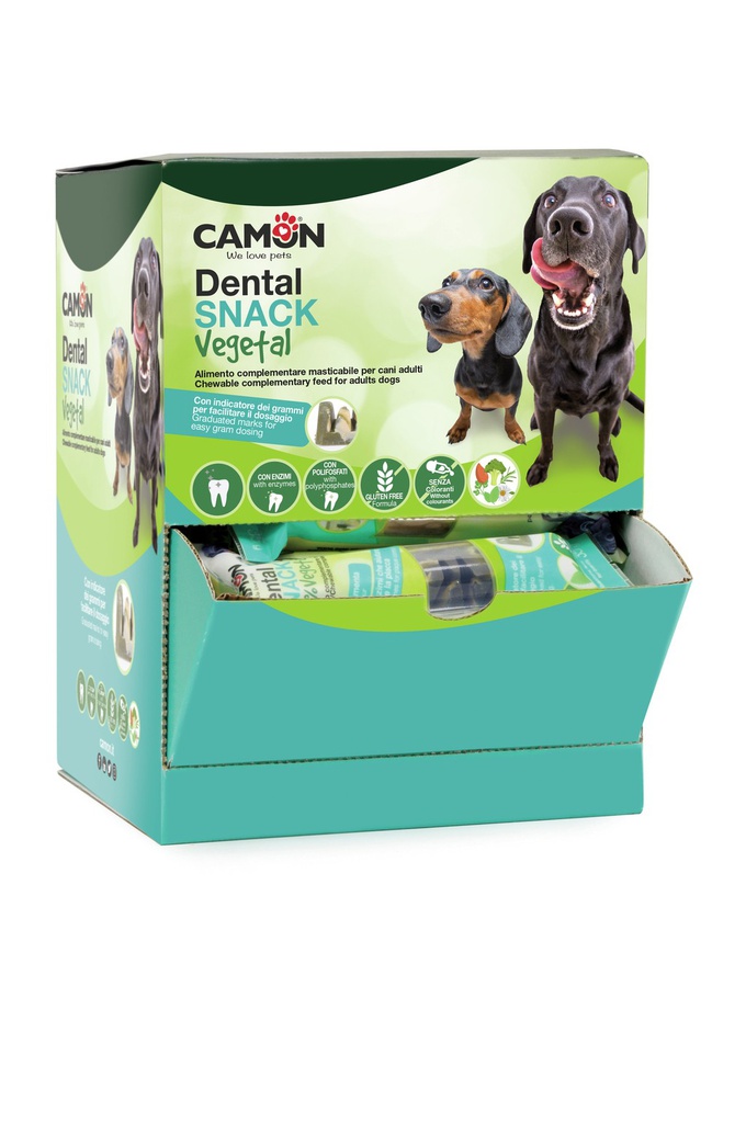 CAMON SNACK ENZIMAS 12CM AE375 40Pz