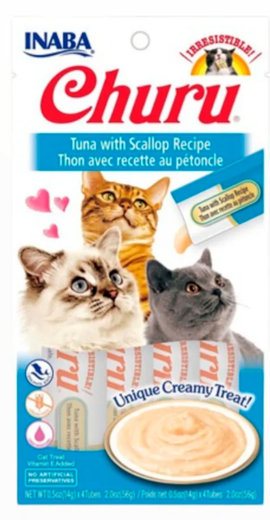 CHURU RECETA DE ATUN Y VIEIRA CAJA 12 uds.DESCATALOGADO