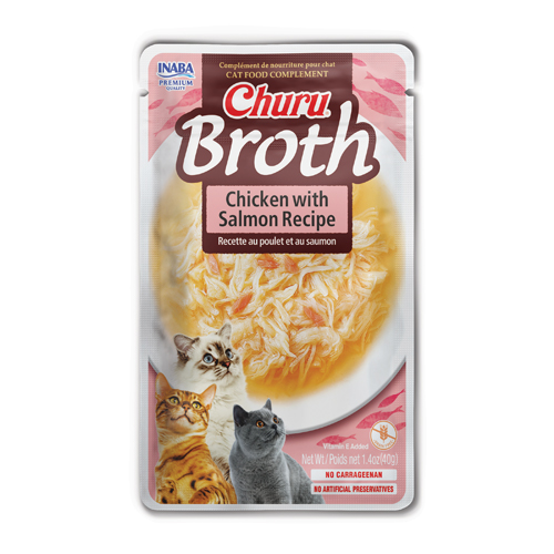 CHURU CAT CHICKEN BROTH SALMON CAJA 12und.-