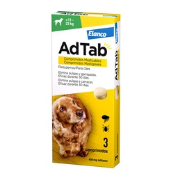 [5420036975472] ADTAB 450mg (11-22KG) Perro Masticable 3Comprimidos