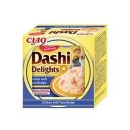 [4262365730596] Churu Cat Dashi Delight Pollo y Atún 6ud.063551.-
