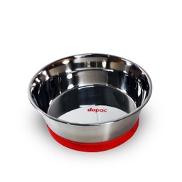 [8436572725683] D.COMEDERO ACERO ANTIDESLIZANTE VENTOSA 21CM ANK1028