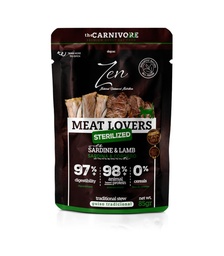 [8437008255569] Zen Cat Pouches Fish Lovers Sterilized Cordero y sardina 85 gr